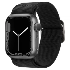 Apple Watch SE / 3 skal, fodral svart SPIGEN FIT LITE (38/40/41mm)