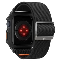 Apple Watch SE / 3 siksniņa melns SPIGEN LITE FIT ”PRO” (44 45 MM)