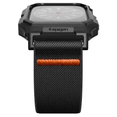 Apple Watch SE / 3 siksniņa melns SPIGEN LITE FIT ”PRO” (44 45 MM)