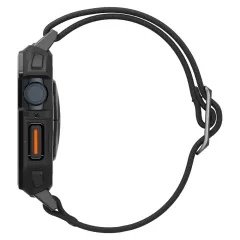 Apple Watch SE / 3 siksniņa melns SPIGEN LITE FIT ”PRO” (44 45 MM)