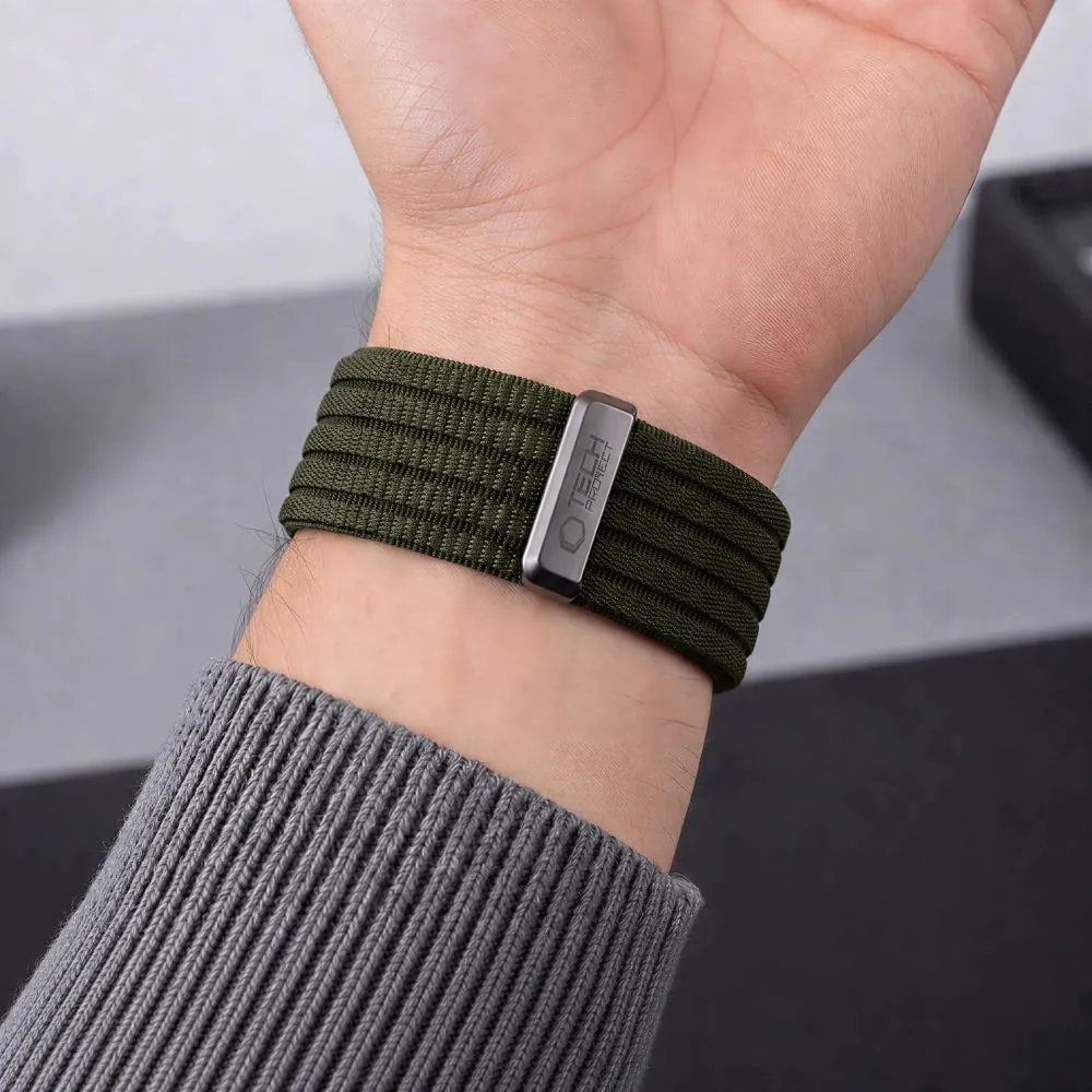 Apple Watch Ultra Viedpulksteņu siksniņas zaļš TECH-PROTECT NYLON SPORT (49 MM)