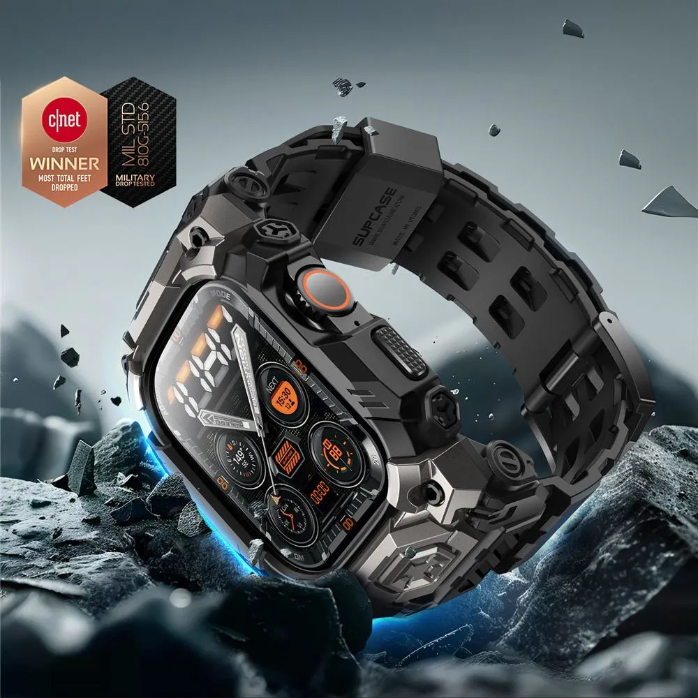 Apple Watch Ultra siksniņa melns SUPCASE UB ORE (49 MM)