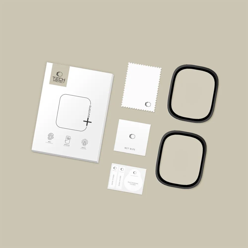 Apple Watch Ultra näytönsuojalasi  TECH-PROTECT GLASS RING 2-PACK (49 MM)