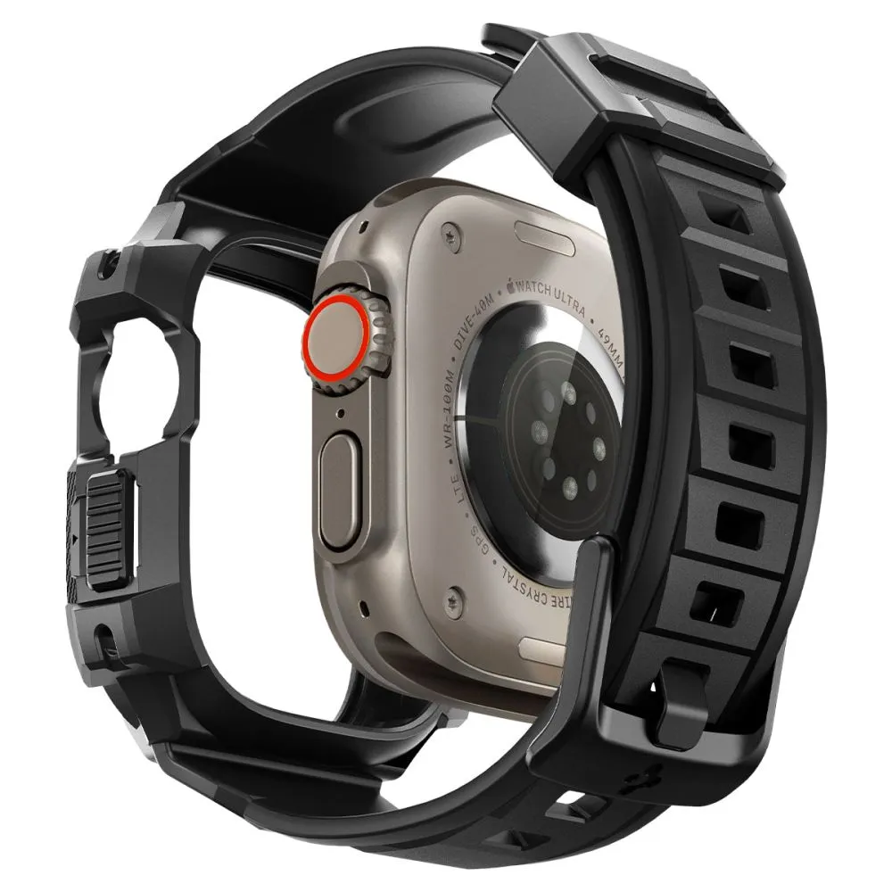 Apple Watch Ultra siksniņa melns SPIGEN RUGGED ARMOR ”PRO” (49 MM)