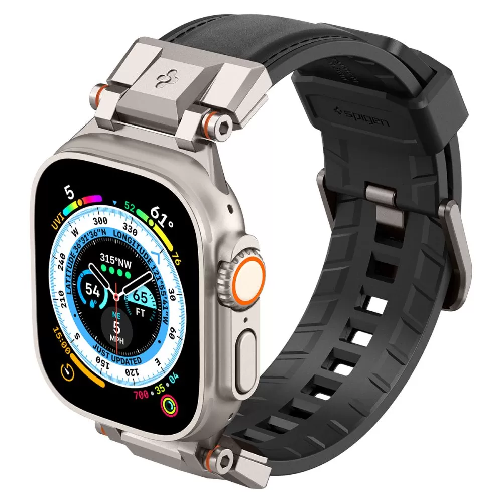Apple Watch Ultra siksniņa melns SPIGEN DURAPRO ARMOR PU ULTRA (49 MM)