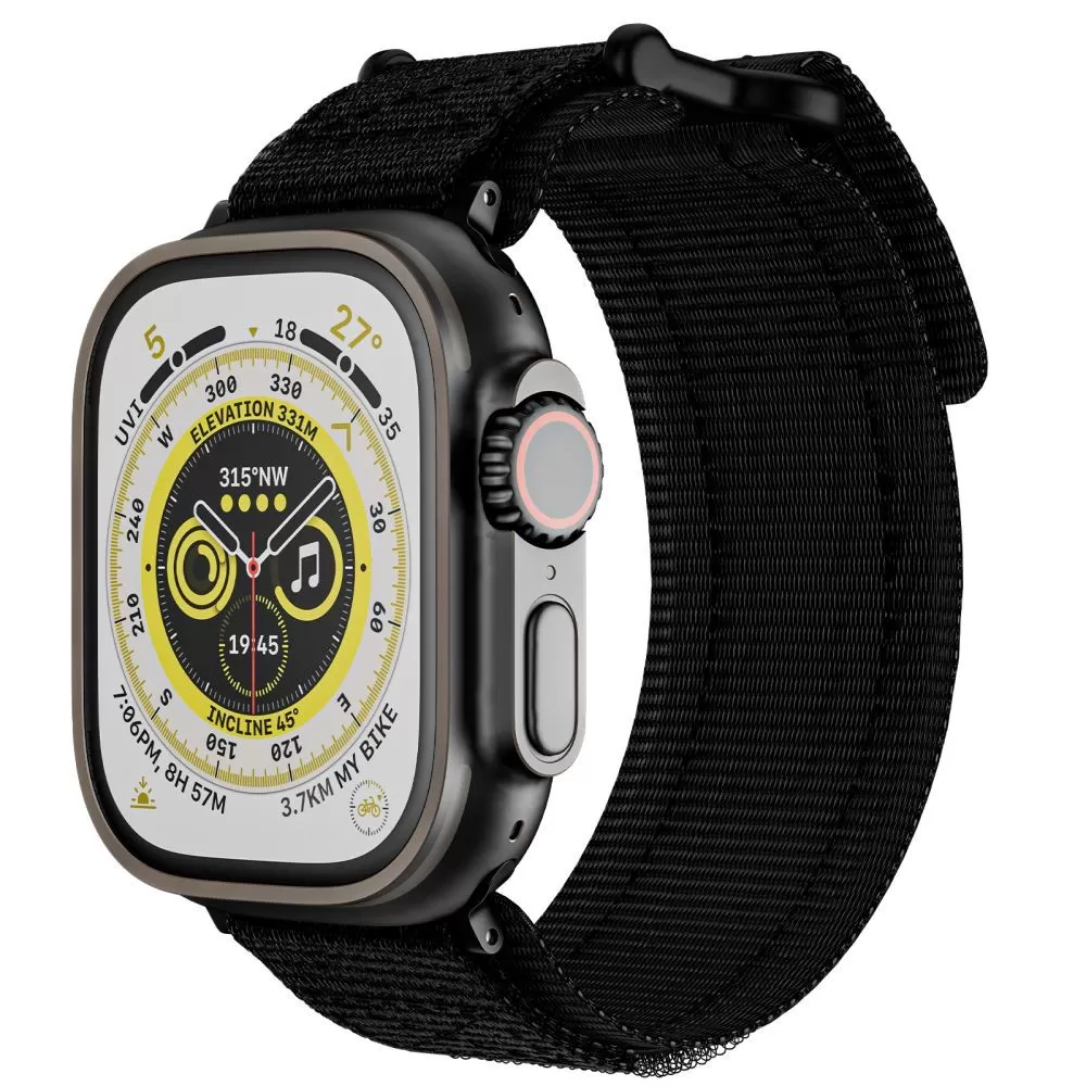 Apple Watch Ultra siksniņa melns TECH-PROTECT SCOUT PRO ULTRA (49 MM)