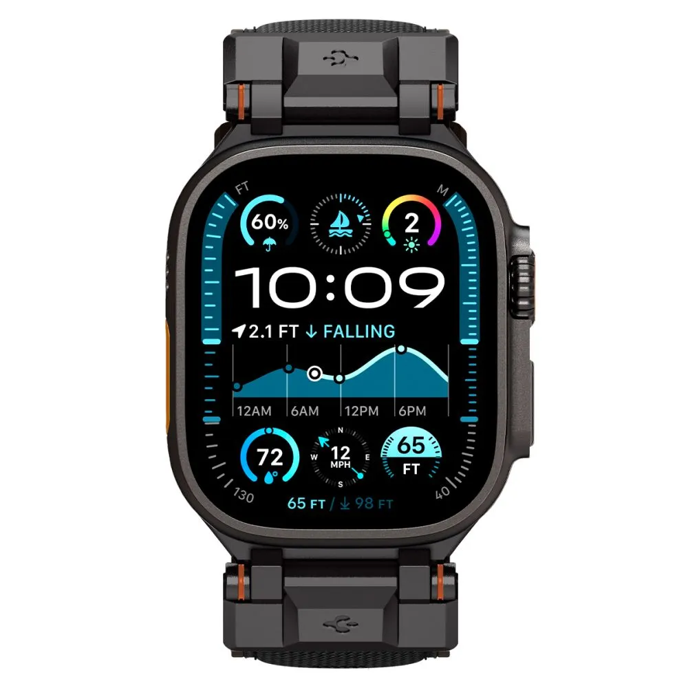 Apple Watch Ultra siksniņa melns SPIGEN DURAPRO ARMOR ULTRA (49 MM)