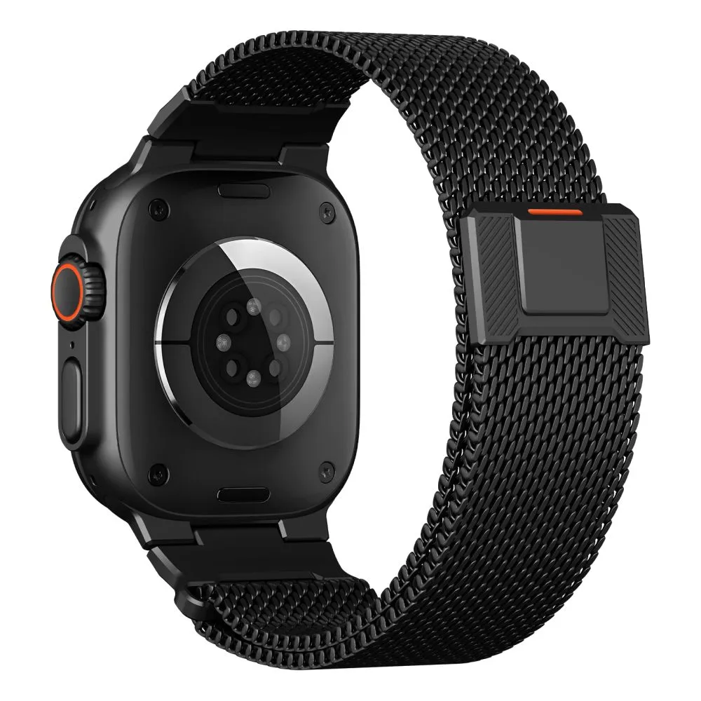 Apple Watch Ultra Viedpulksteņu siksniņas melns TECH-PROTECT MILANO VANGUARD (49 MM)