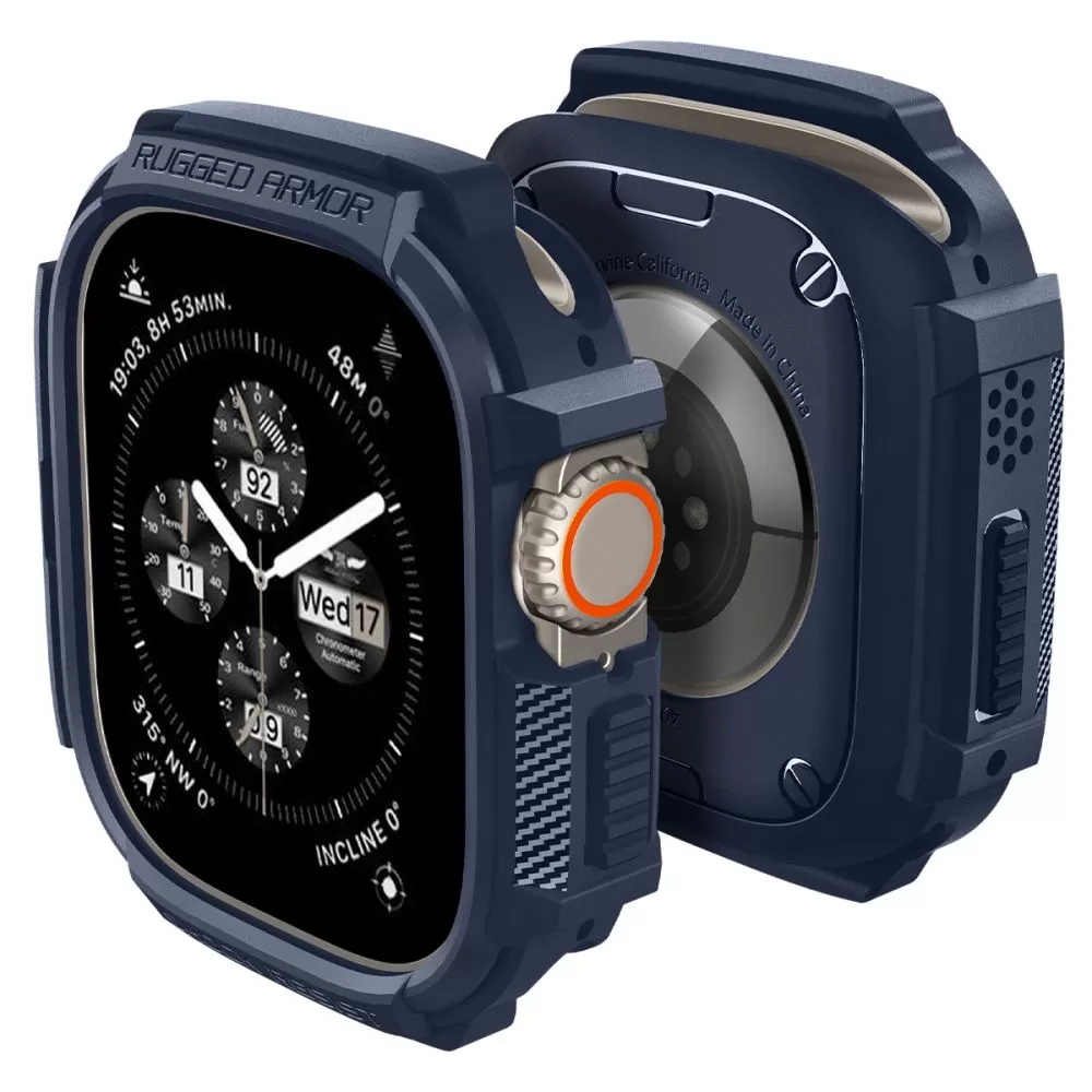 Apple Watch Ultra vāciņš zils SPIGEN RUGGED ARMOR (49 MM)