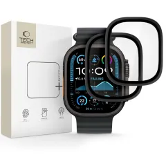 Watch Watch Ultra skärmskydd TECH-PROTECT GLASS RING 2-PACK Apple Watch Ultra (49 MM)