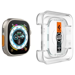 Apple Watch Ultra skärmskydd  SPIGEN GLAS.TR ”EZ FIT” 2-PACK (49mm)