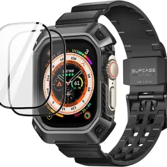Watch Watch Ultra skal, fodral SUPCASE UNICORN BEETLE PRO & TEMPERED GLASS Apple Watch Ultra (49 MM)