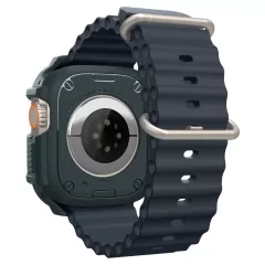 Apple Watch Ultra чехол зеленый SPIGEN RUGGED ARMOR (49 MM)