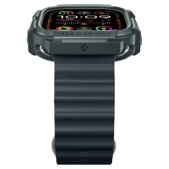 Apple Watch Ultra чехол зеленый SPIGEN RUGGED ARMOR (49 MM)