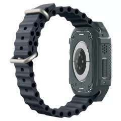 Apple Watch Ultra чехол зеленый SPIGEN RUGGED ARMOR (49 MM)