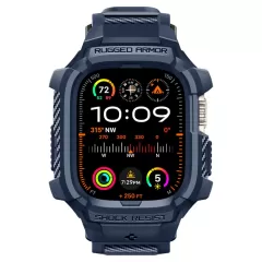 Apple Watch Ultra siksniņa zils SPIGEN RUGGED ARMOR ”PRO” (49 MM)