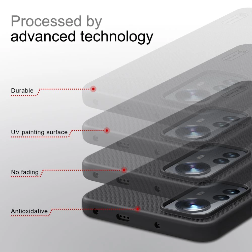 Xiaomi 12 Lite 5G vāciņš  Nillkin Super Frosted Shield