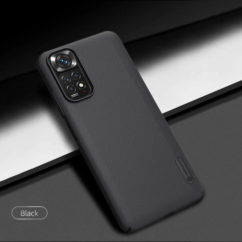 Xiaomi RedMi Note 11S dėklas baltas Nillkin Super Frosted Shield