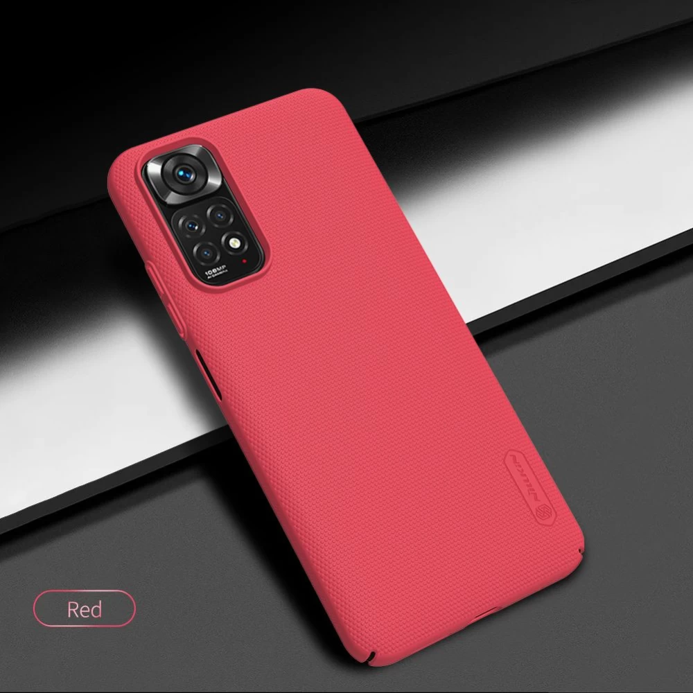 Xiaomi RedMi Note 11S dėklas baltas Nillkin Super Frosted Shield