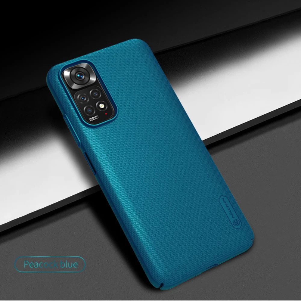 Xiaomi RedMi Note 11S dėklas baltas Nillkin Super Frosted Shield