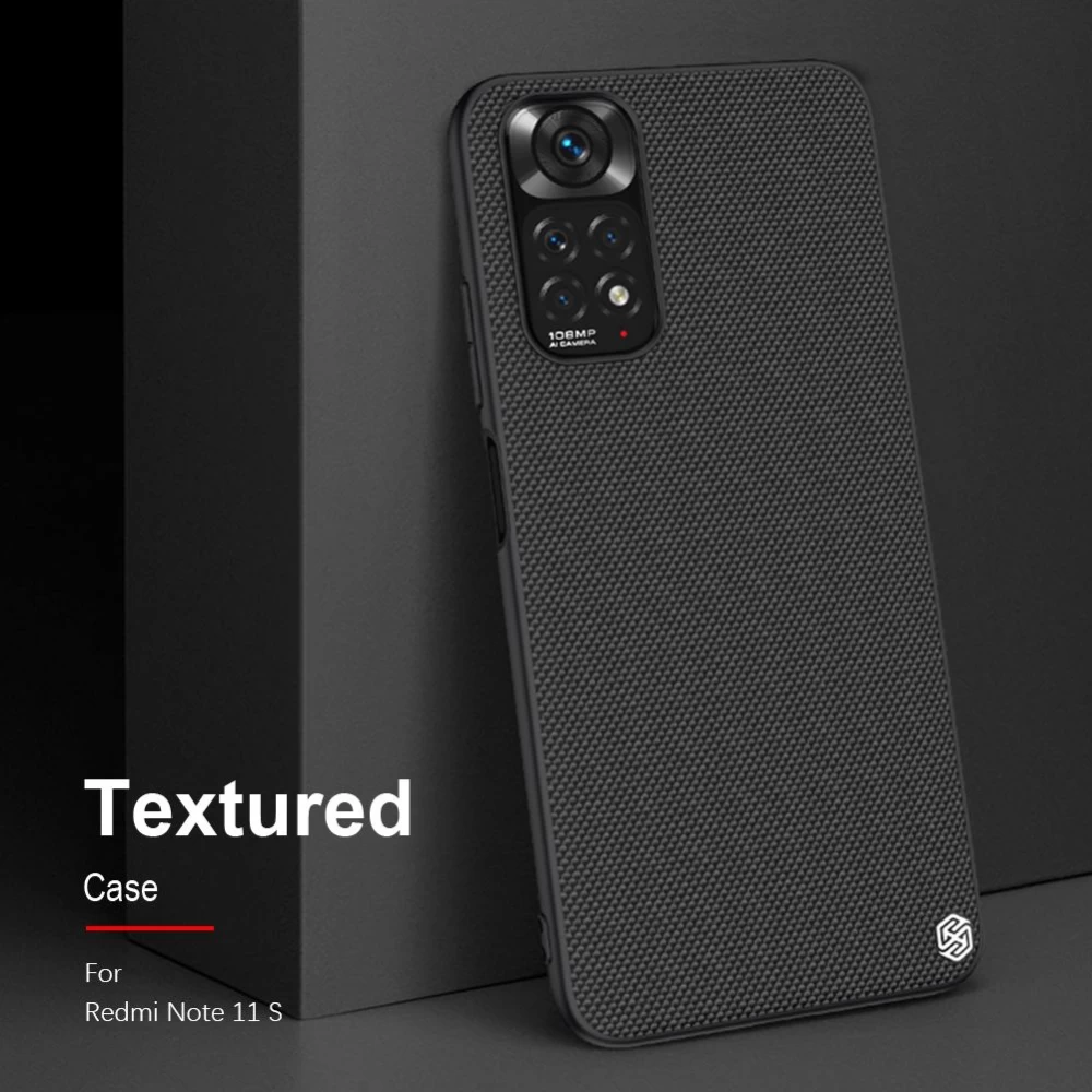 Xiaomi RedMi Note 11S dėklas Juoda Nillkin Textured