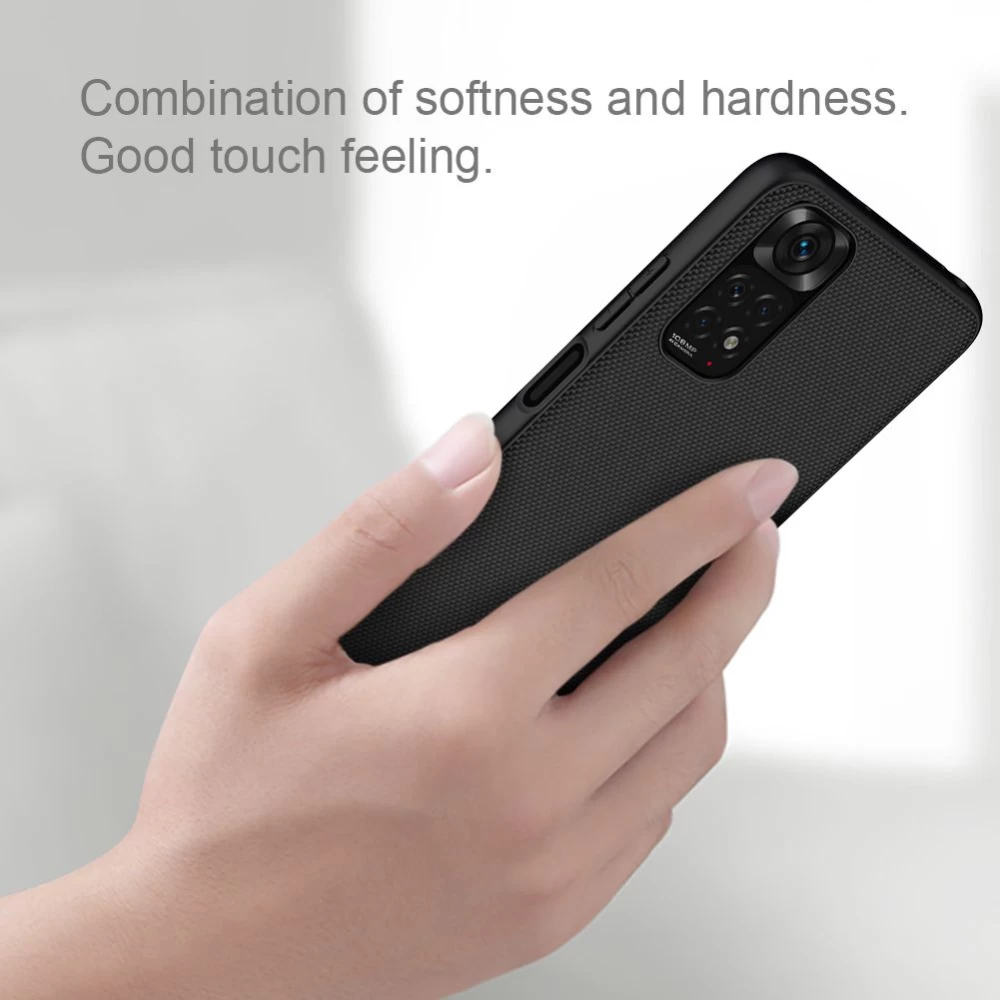 Xiaomi RedMi Note 11S dėklas Juoda Nillkin Textured