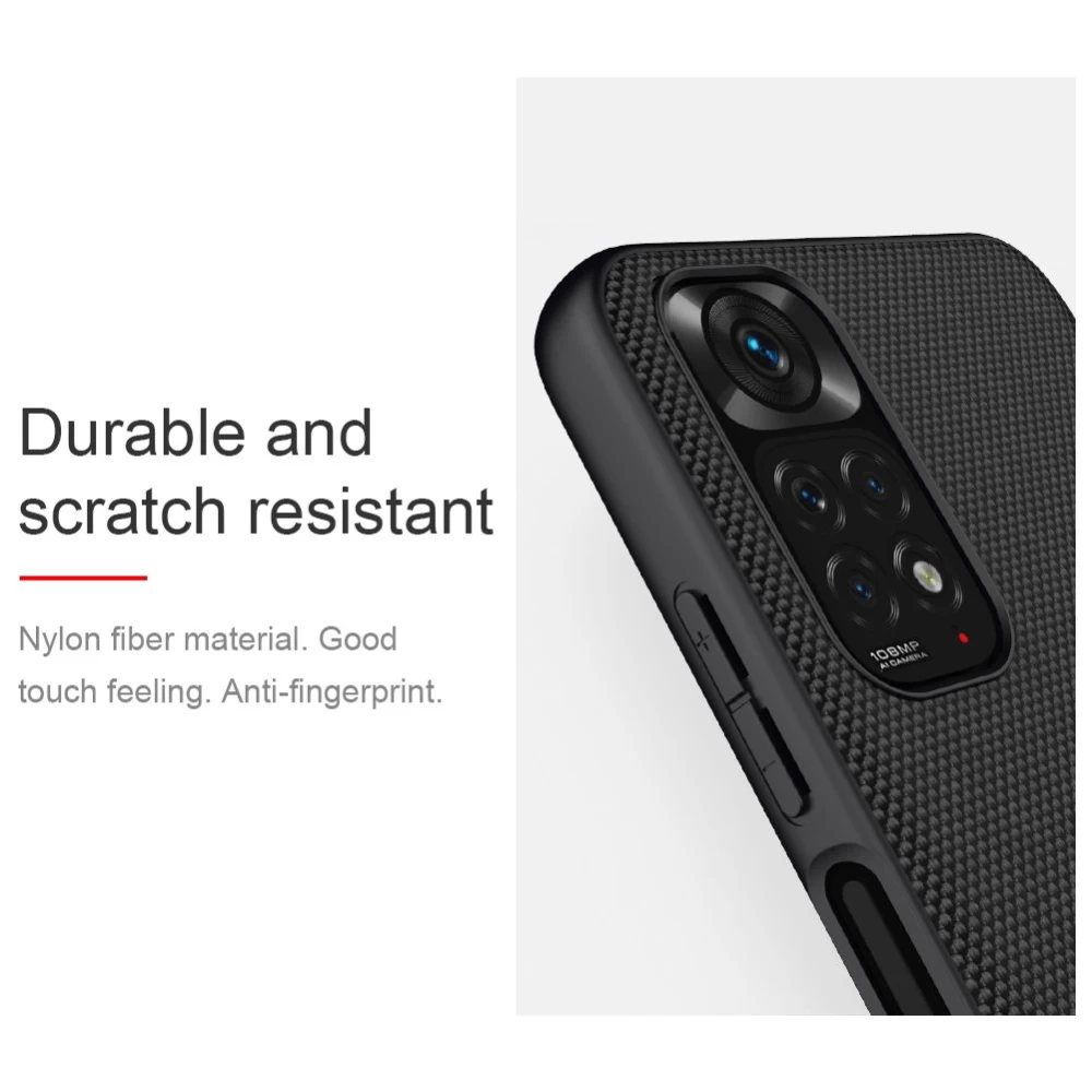 Xiaomi RedMi Note 11S dėklas Juoda Nillkin Textured