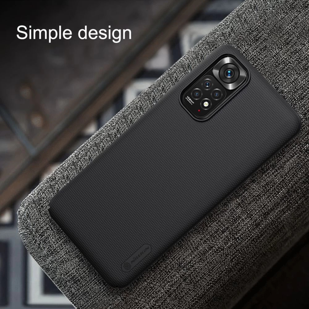 Xiaomi RedMi Note 11S dėklas raudonas Nillkin Super Frosted Shield
