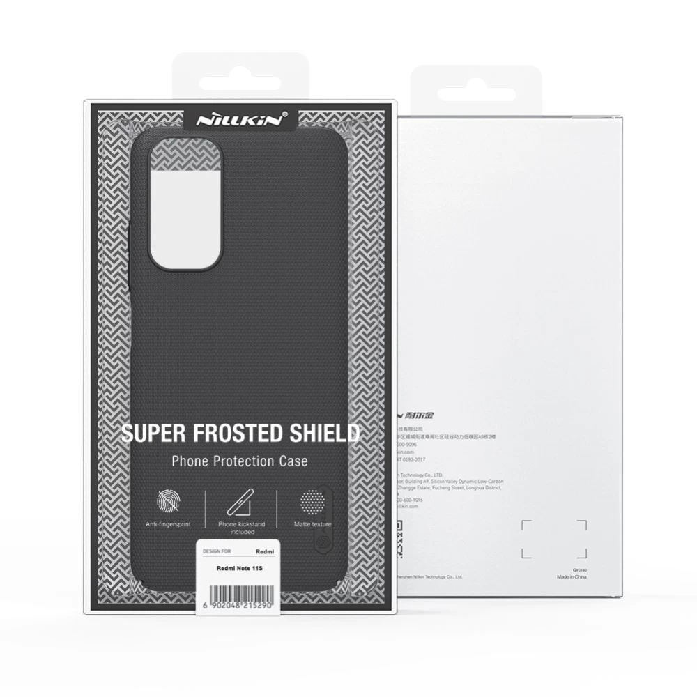 Xiaomi RedMi Note 11S dėklas raudonas Nillkin Super Frosted Shield