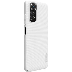 Xiaomi RedMi Note 11S dėklas baltas Nillkin Super Frosted Shield