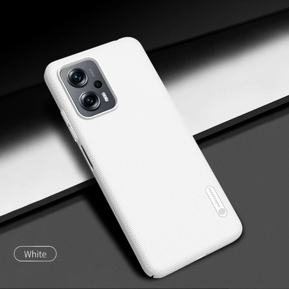 Xiaomi RedMi Note 11T Pro suojakuori punainen Nillkin Super Frosted Shield Redmi