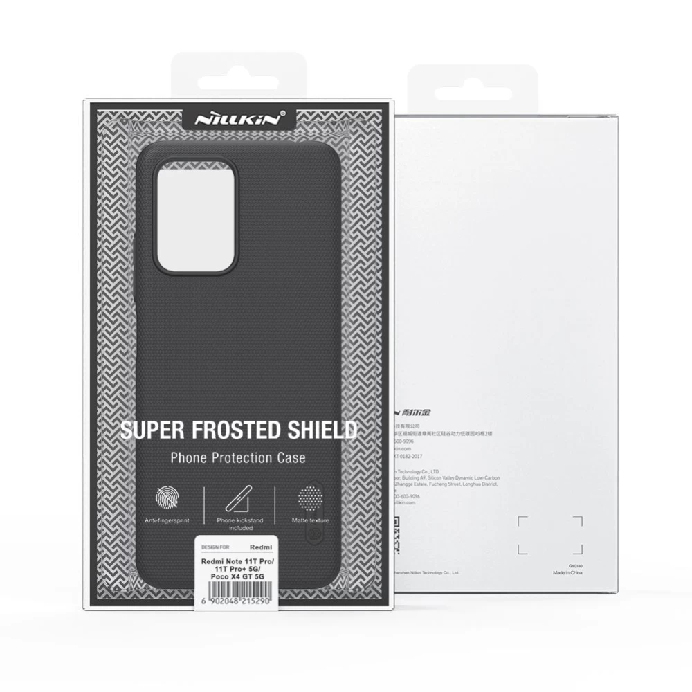 Xiaomi RedMi Note 11T Pro suojakuori punainen Nillkin Super Frosted Shield Redmi