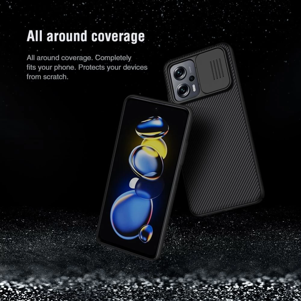 Xiaomi RedMi Note 11T Pro ümbris sinine Nillkin CamShield Redmi