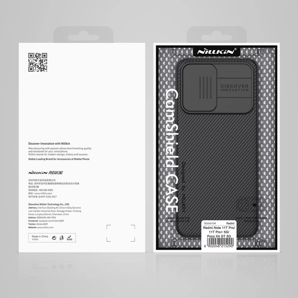 Xiaomi RedMi Note 11T Pro ümbris sinine Nillkin CamShield Redmi
