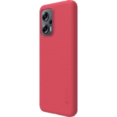 Xiaomi RedMi Note 11T Pro+ 5G case red Nillkin Super Frosted Shield Redmi