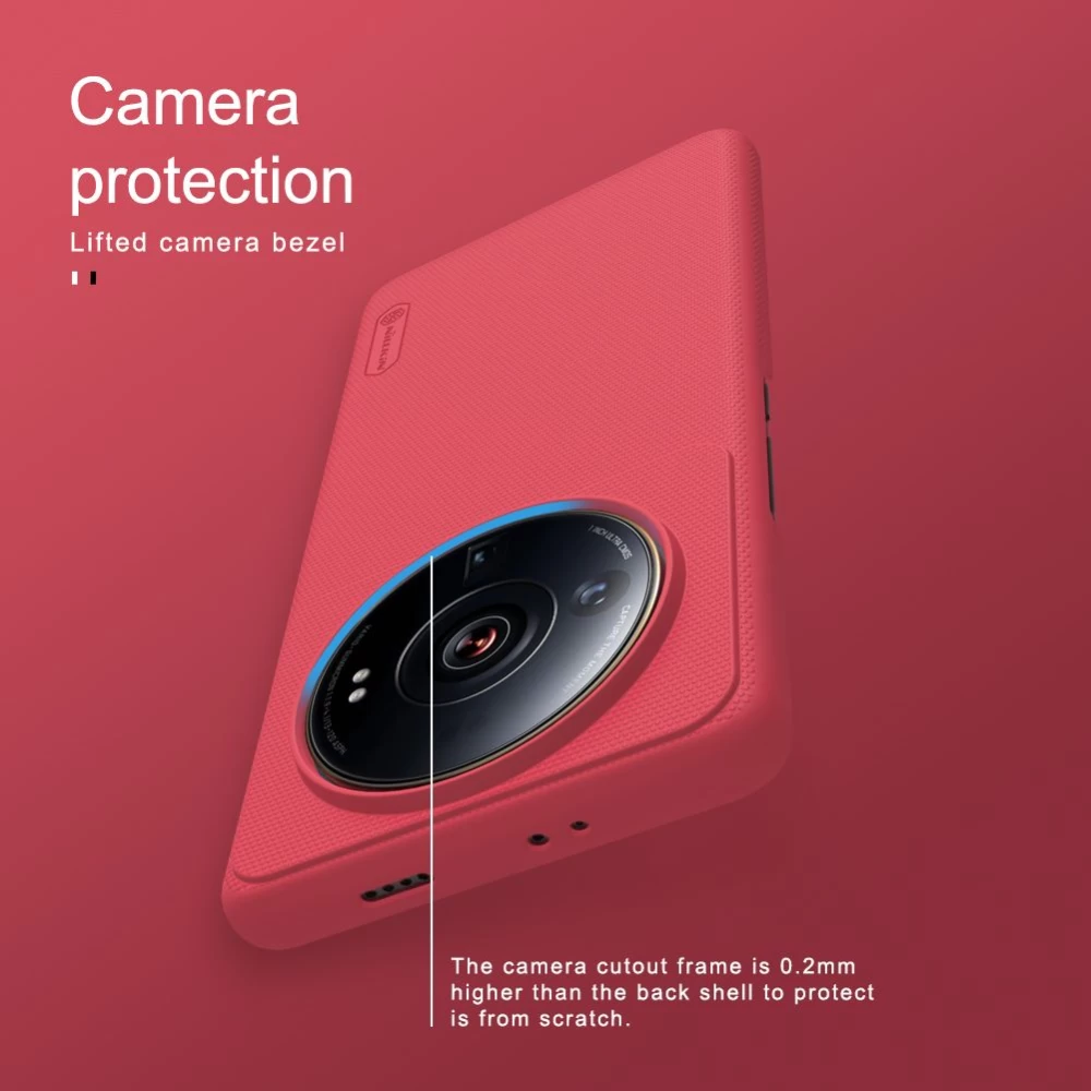 Xiaomi 12 12S Ultra чехол синий Nillkin Super Frosted Shield
