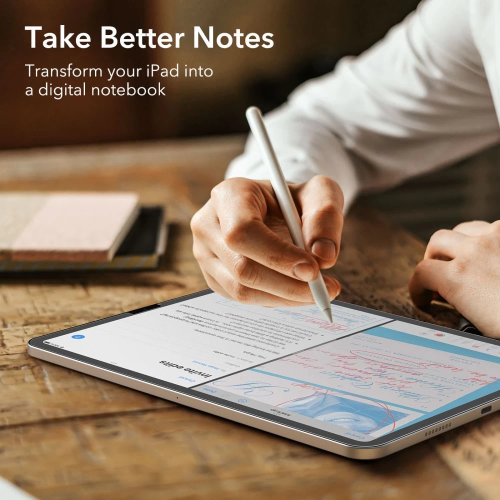 Apple iPad Pro 12.9 (2022) aizsargstikls  ESR PAPER FEEL (2-pack)
