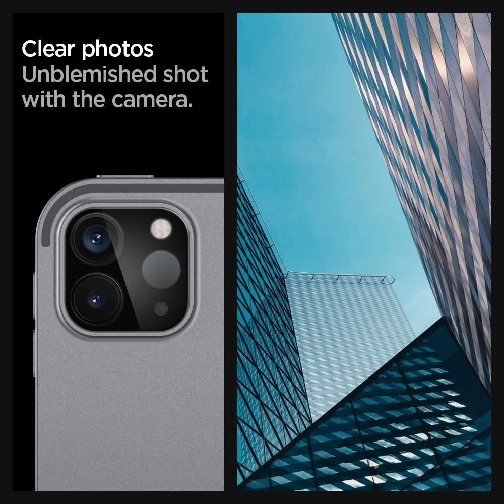 Apple iPad Pro 12.9 (2022) защитное стекло для планшета  SPIGEN GLASS FC CAMERA LENS (2-pack)