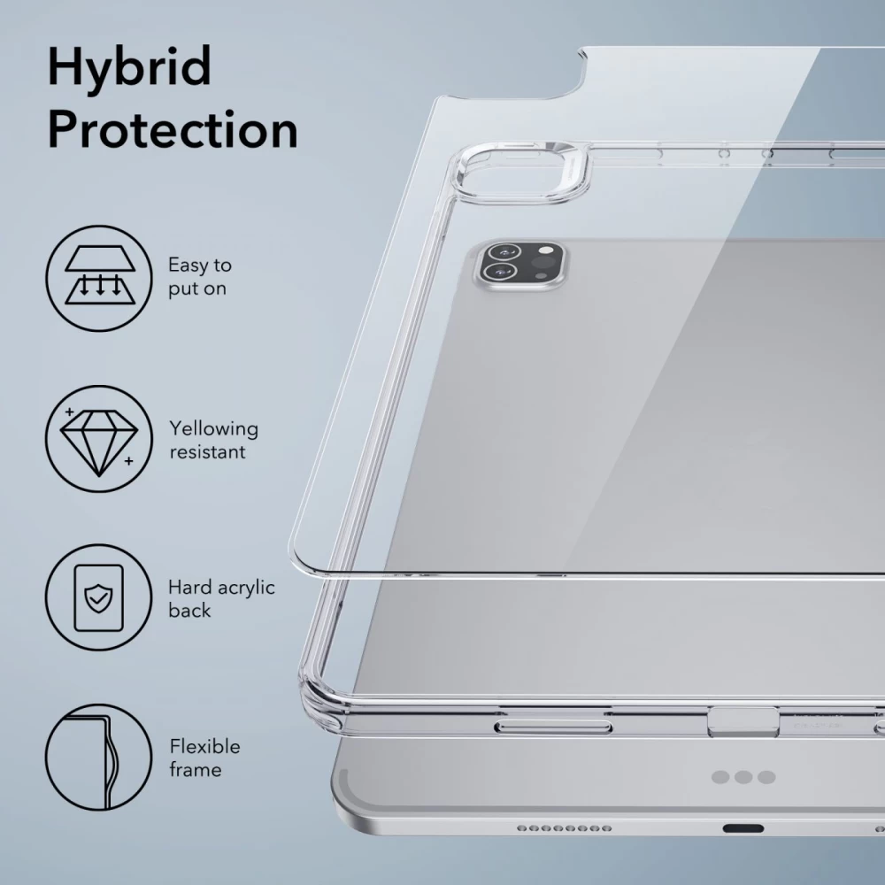 Apple iPad Pro 12.9 (2022)  caurspīdīgs ESR CLASSIC HYBRID
