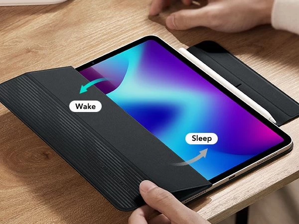 Apple iPad Pro 12.9 (2022) tablet skal, fodral svart ESR REBOUND MAGNETIC