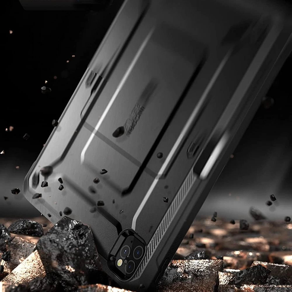 Apple iPad Pro 12.9 (2022)  melns SUPCASE UNICORN BEETLE PRO PENCIL