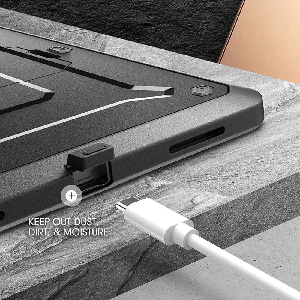 Apple iPad Pro 12.9 (2022)  melns SUPCASE UNICORN BEETLE PRO PENCIL
