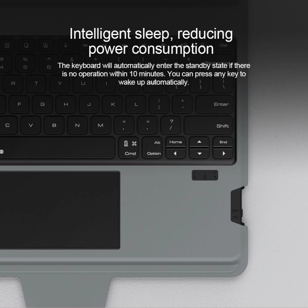 Apple iPad Pro 12.9 (2022) maciņš melns Nillkin Bumper Combo Keyboard