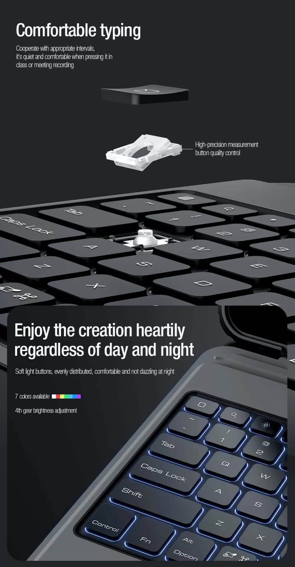 Apple iPad Pro 12.9 (2022) maciņš melns NILLKIN BUMPER COMBO KEYBOARD (BACKLIT VERSION)