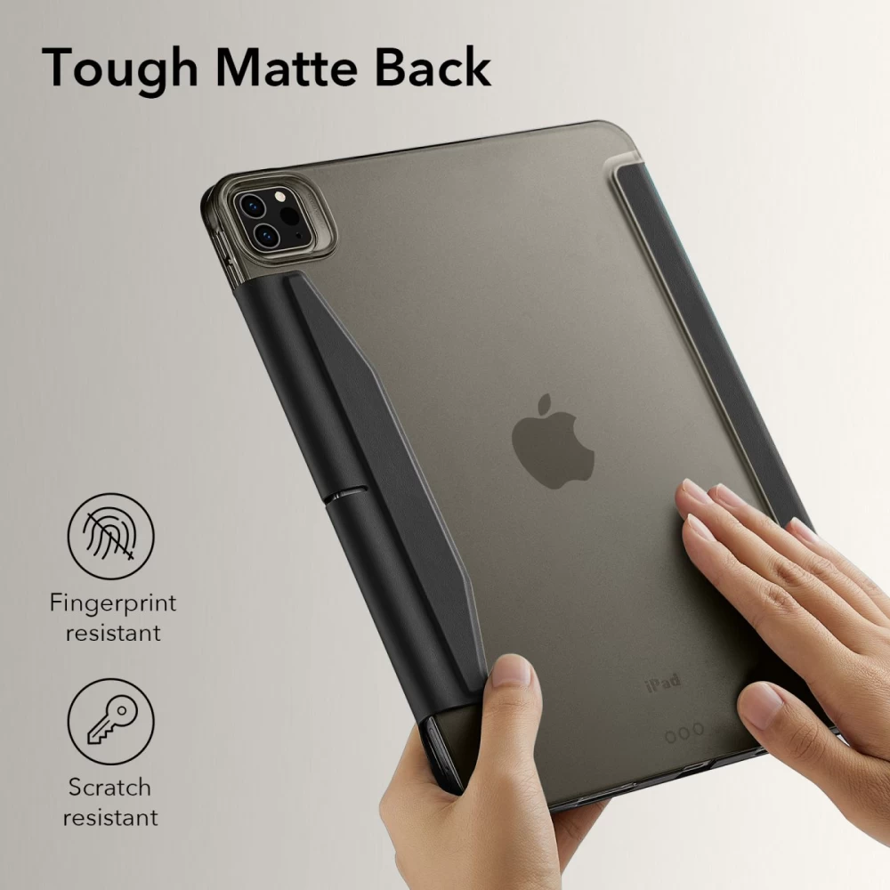 Apple iPad Pro 12.9 (2022) maciņš pelēks ESR ASCEND TRIFOLD