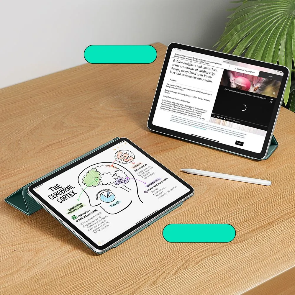 Apple iPad Pro 12.9 (2022) maciņš zaļš ESR REBOUND MAGNETIC