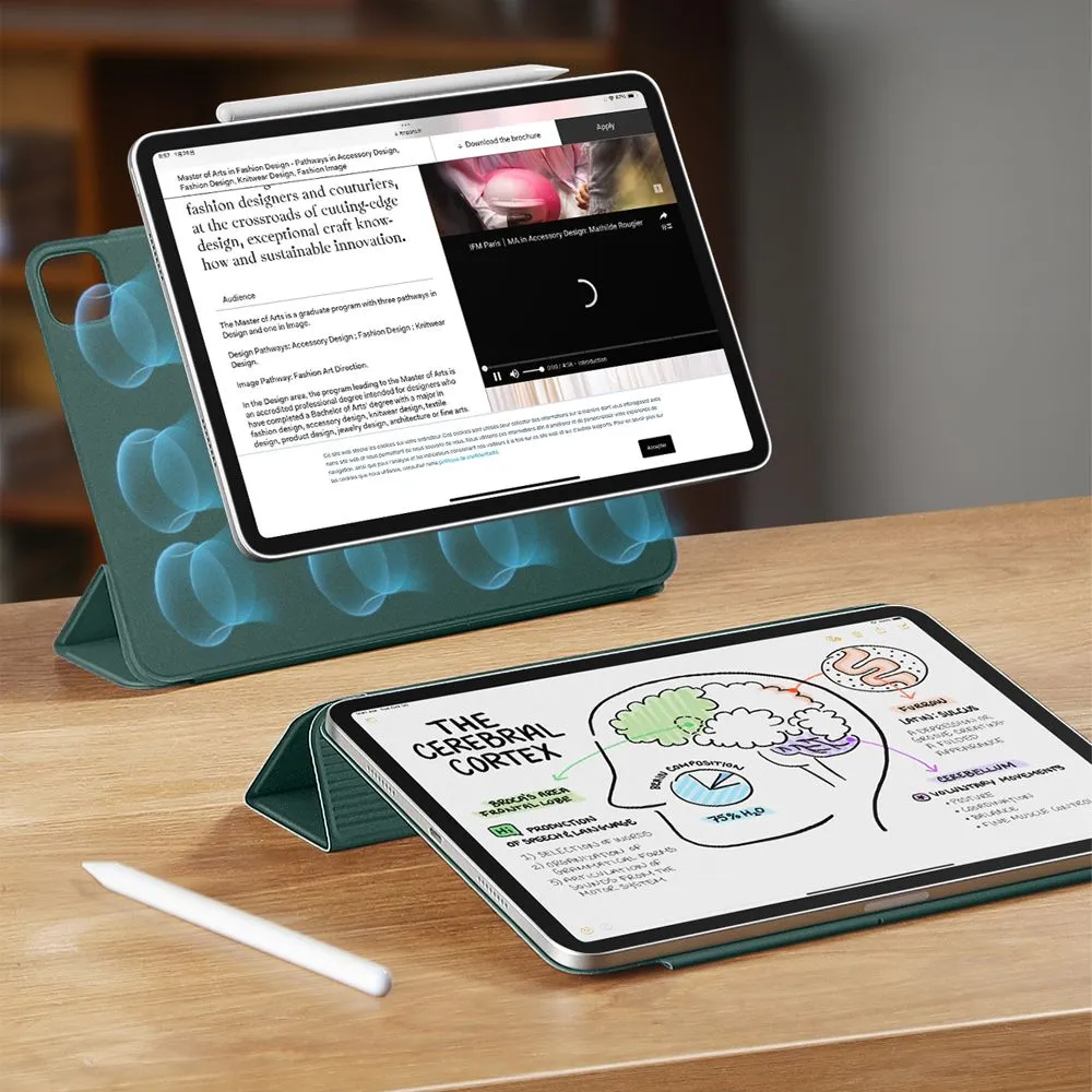 Apple iPad Pro 12.9 (2022) maciņš zaļš ESR REBOUND MAGNETIC