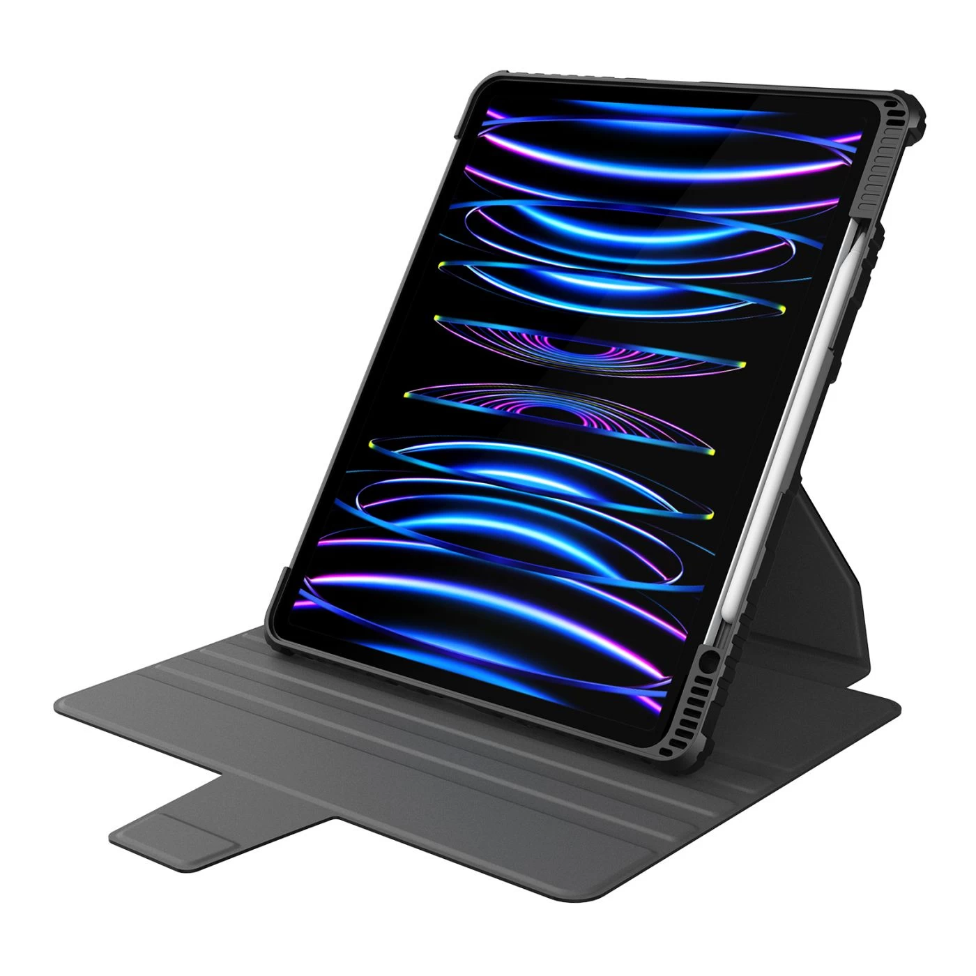 Apple iPad Pro 12.9 (2022) maciņš melns NILLKIN Bumper SnapSafe