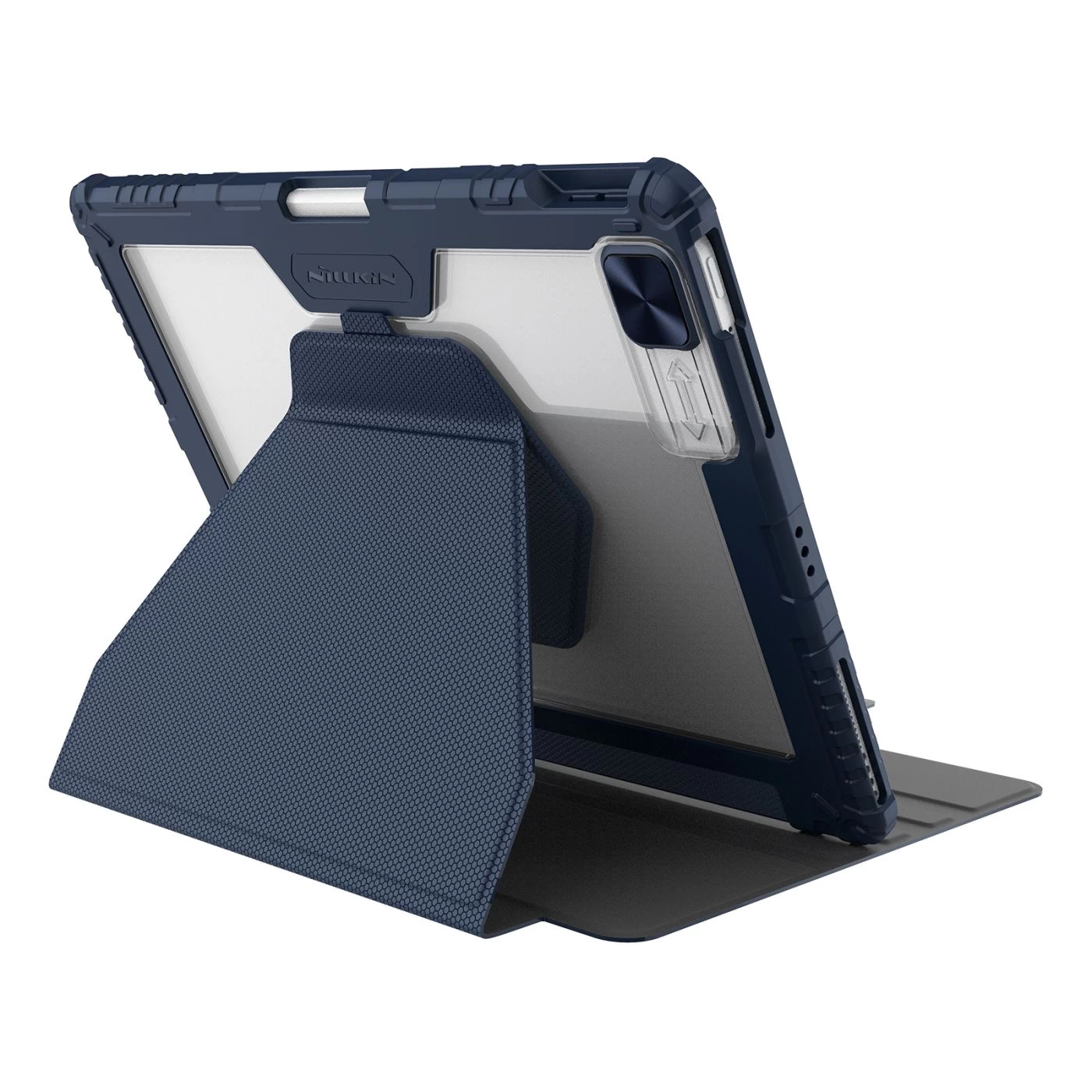 Apple iPad Pro 12.9 (2022) maciņš zils NILLKIN Bumper SnapSafe