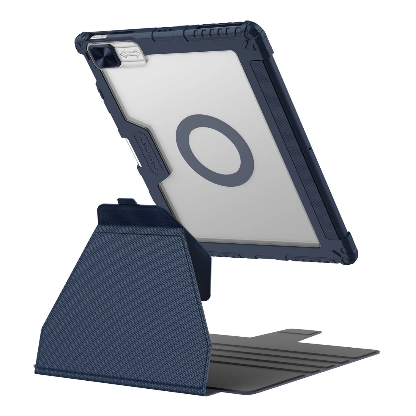 Apple iPad Pro 12.9 (2022) maciņš zils NILLKIN Bumper SnapSafe